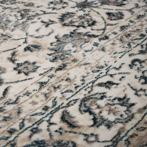 Χαλί Διαδρόμου (67x140) Βιοκαρπέτ Gossip 8504A White Blue