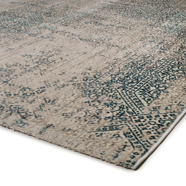 Χαλί Διαδρόμου (67x220) Βιοκαρπέτ Gossip 9186A Cream Blue