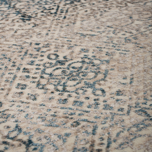 Χαλί All Season (160x230) Βιοκαρπέτ Gossip 9186A Cream Blue