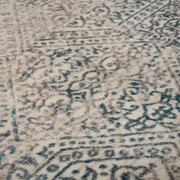 Χαλί All Season (160x230) Βιοκαρπέτ Gossip 9186A Cream Blue