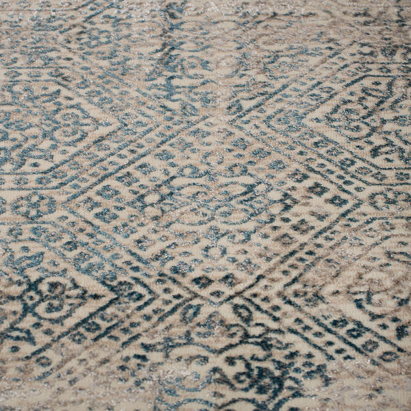 Χαλί All Season (160x230) Βιοκαρπέτ Gossip 9186A Cream Blue