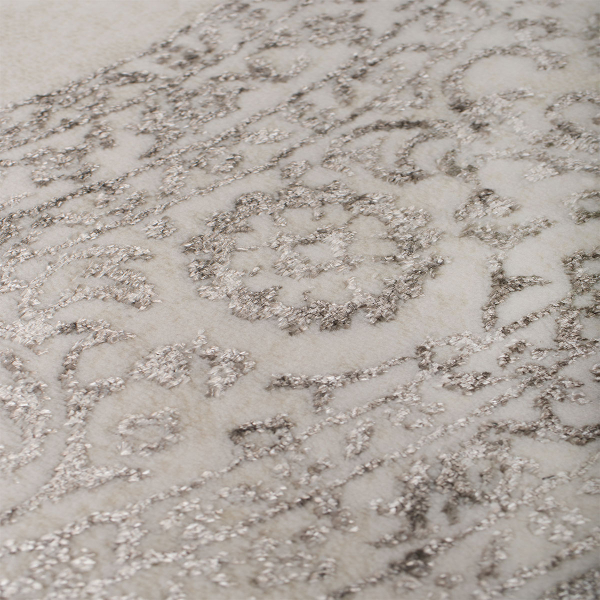 Στρογγυλό Χαλί All Season (Φ160) Βιοκαρπέτ Gossip 6185A White Vizon