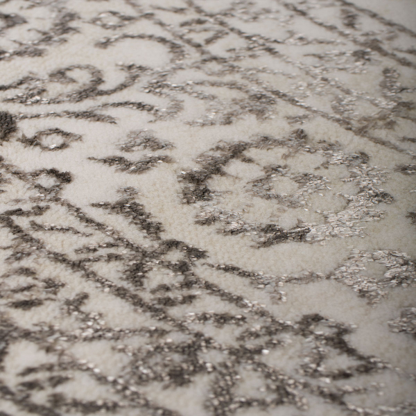 Στρογγυλό Χαλί All Season (Φ160) Βιοκαρπέτ Gossip 6185A White Vizon