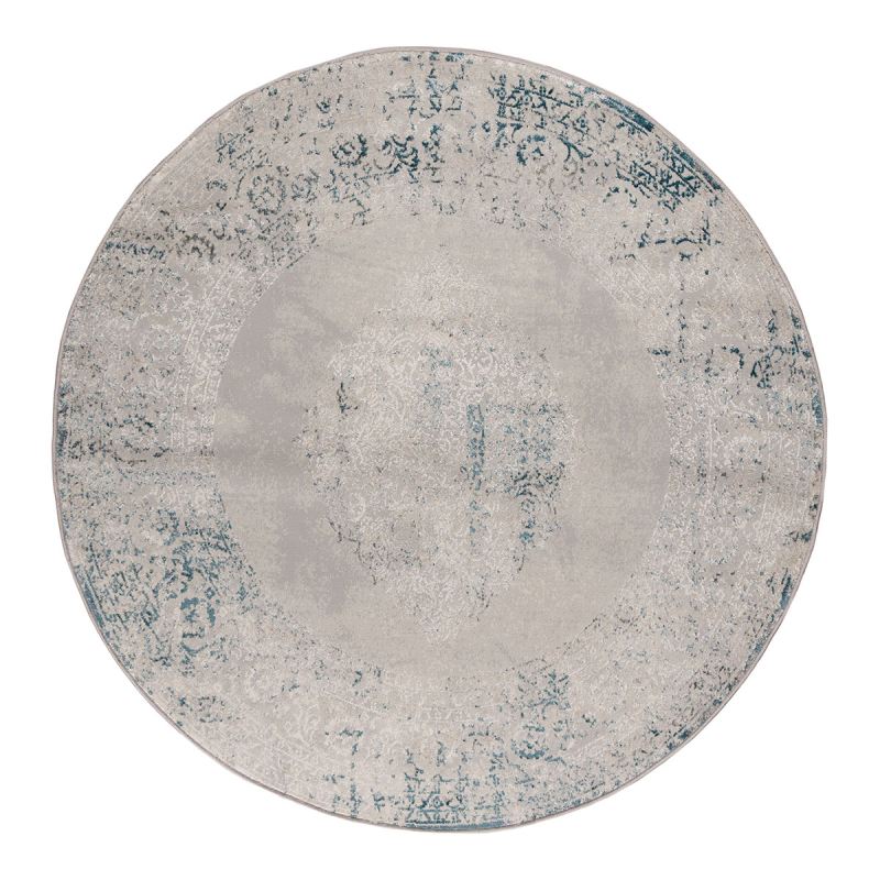 Στρογγυλό Χαλί All Season (Φ160) Βιοκαρπέτ Gossip 6185A Blue