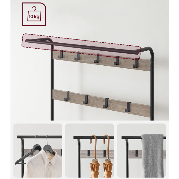 Έπιπλο Εισόδου (84x33.7x183) Vasagle HSR400B02