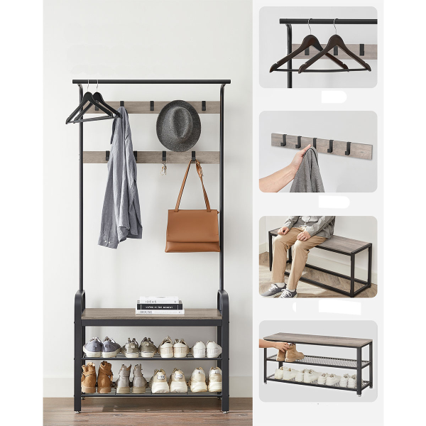 Έπιπλο Εισόδου (84x33.7x183) Vasagle HSR400B02