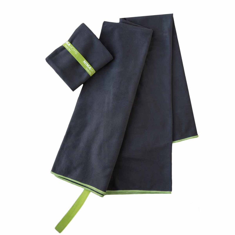 Πετσέτα Microfiber (90x160) Nima Riva Black