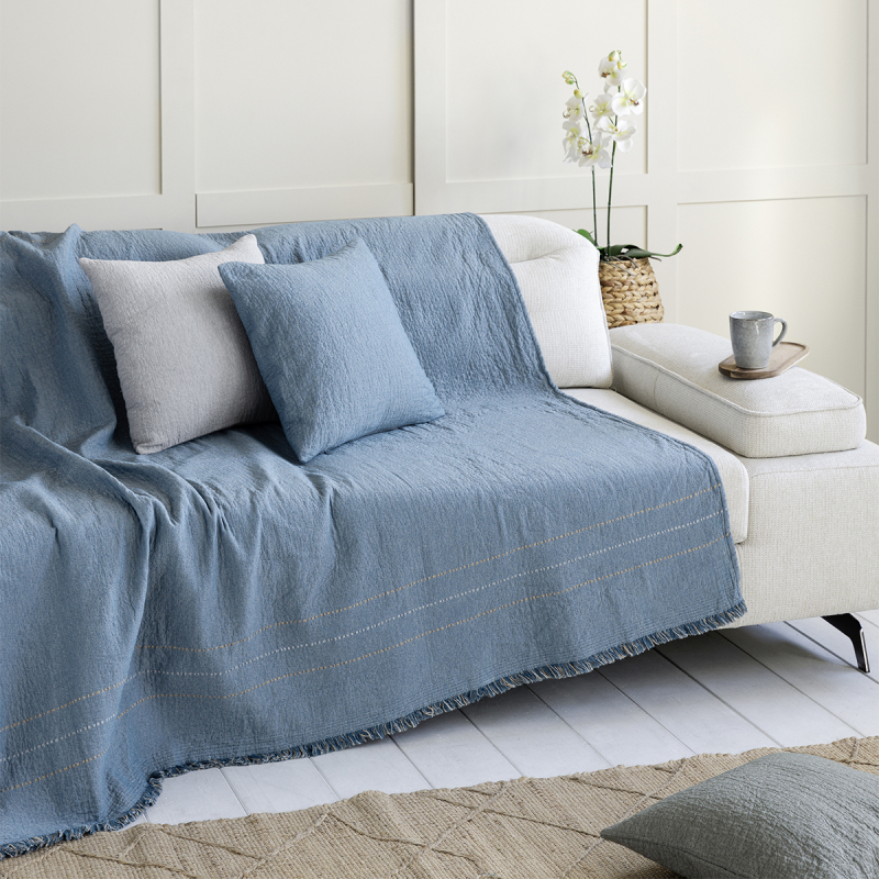 Ριχτάρι Καναπέ Τετραθέσιου (180x350) Nima Azura Denim