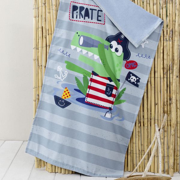 Παιδική Πετσέτα Θαλάσσης (70x140) Nima Pirate