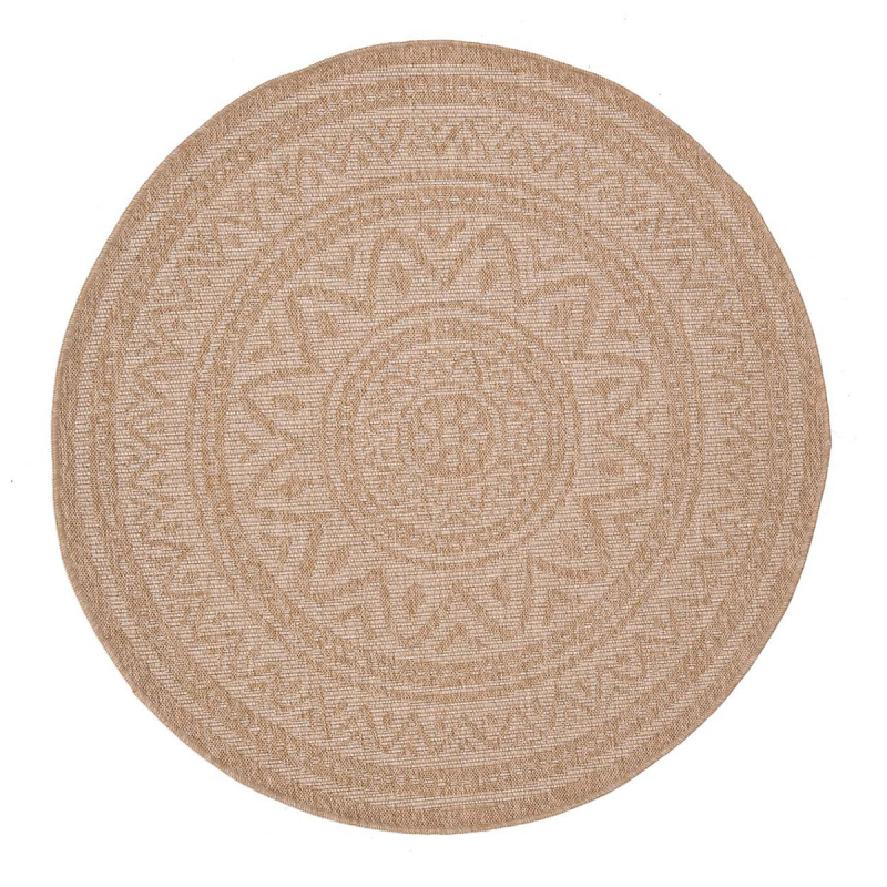 Στρογγυλό Χαλί Καλοκαιρινό (Φ200) Royal Carpet Avanos 8871 White