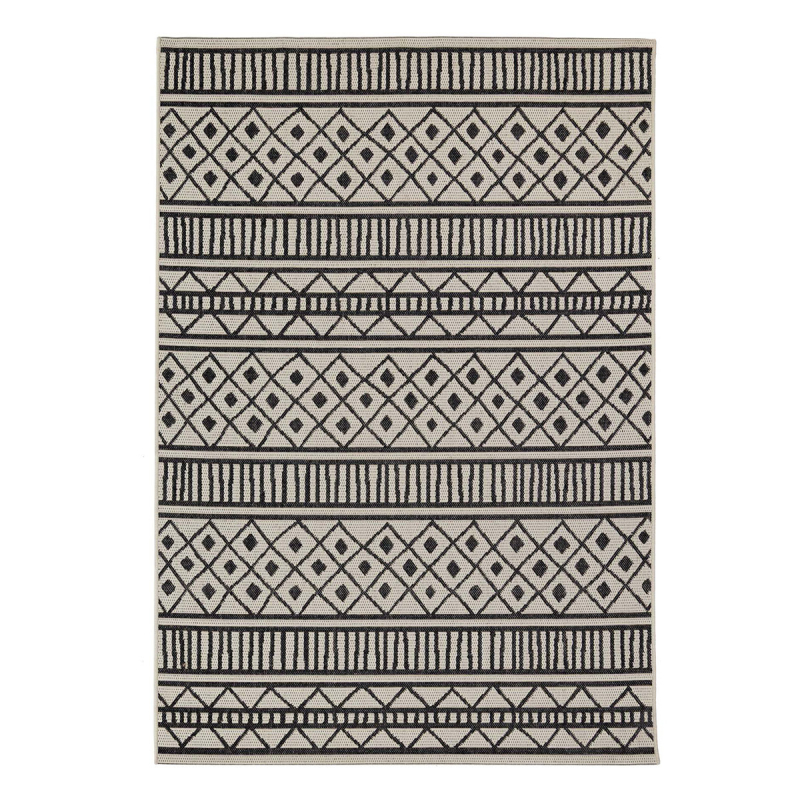 Χαλί Καλοκαιρινό (160x235) Royal Carpet Flox 3603W Black