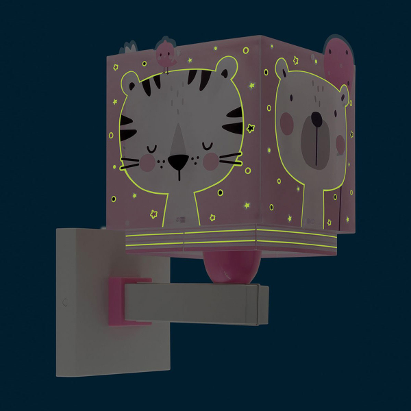 Παιδικό Φωτιστικό Οροφής Μονόφωτο Ango Baby Jungle Pink 63112S