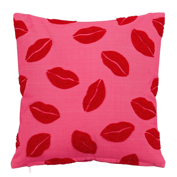 Διακοσμητικό Μαξιλάρι (45x45) Edelman Lips Pink 1130930