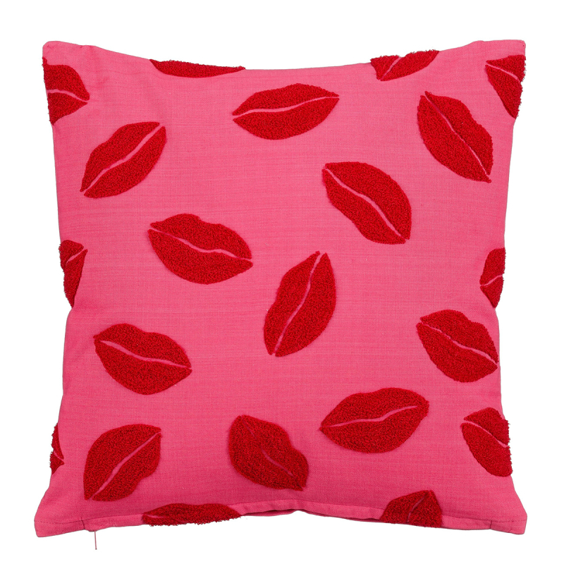 Διακοσμητικό Μαξιλάρι (45x45) Edelman Lips Pink 1130930
