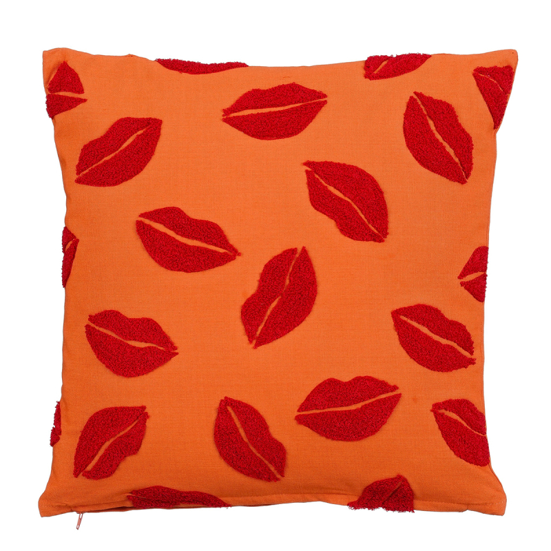 Διακοσμητικό Μαξιλάρι (45x45) Edelman Lips Orange 1130931
