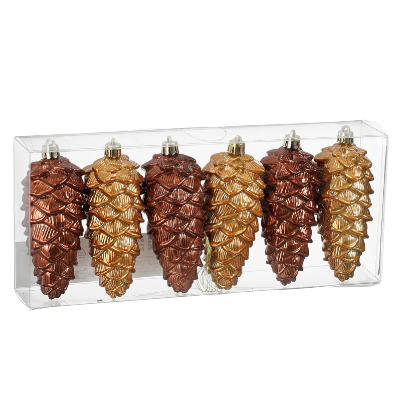 Χριστουγεννιάτικα Στολίδια (Σετ 6τμχ) Edelman 1170887