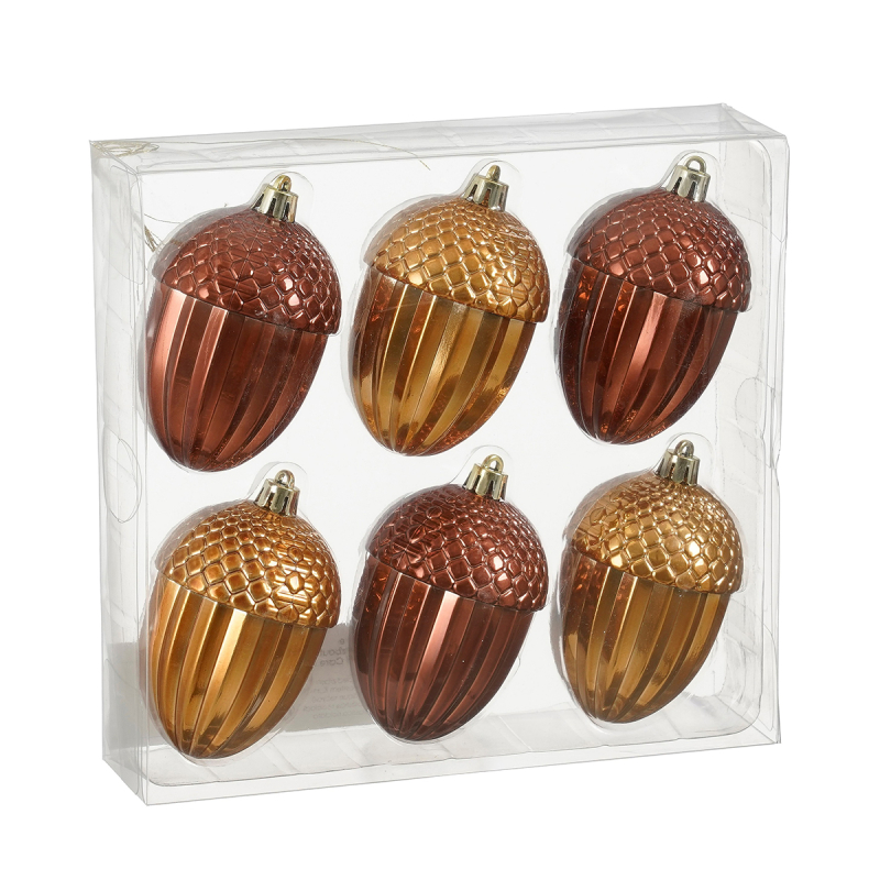 Χριστουγεννιάτικα Στολίδια (Σετ 6τμχ) Edelman 1170888