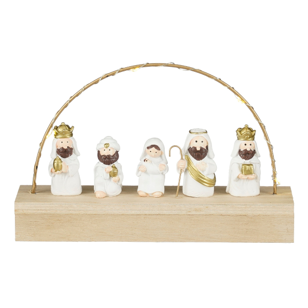 Φάτνη Led Με 5 Φιγούρες (20x13) Edelman 1178299