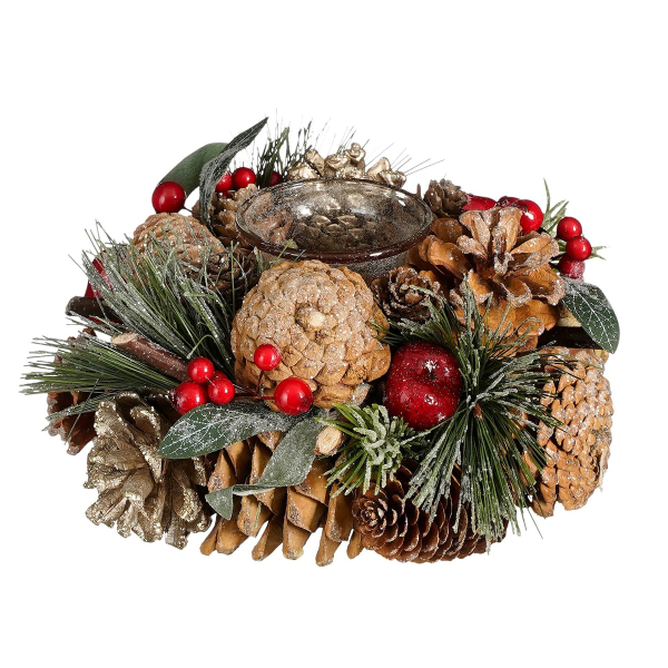 Χριστουγεννιάτικο Κηροπήγιο Για Ρεσώ (Φ19x9) Edelman Milton 1180487