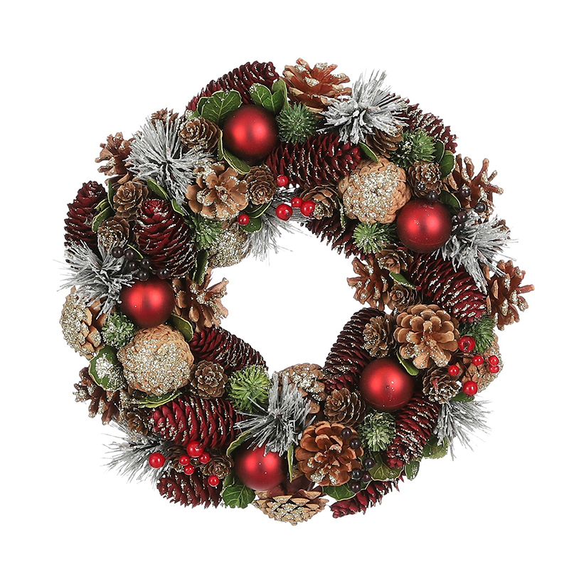 Χριστουγεννιάτικο Στεφάνι (Φ34) Edelman Eton Red 1180494