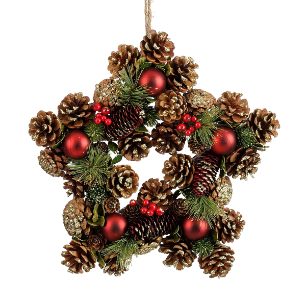 Χριστουγεννιάτικο Στεφάνι (34x34) Edelman Eton Red 1180496