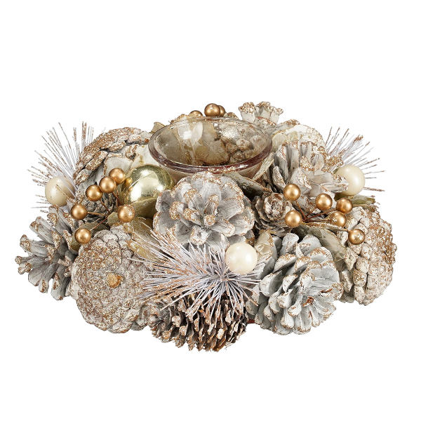 Χριστουγεννιάτικο Κηροπήγιο Για Ρεσώ (Φ19x9) Edelman Hanley 1180529