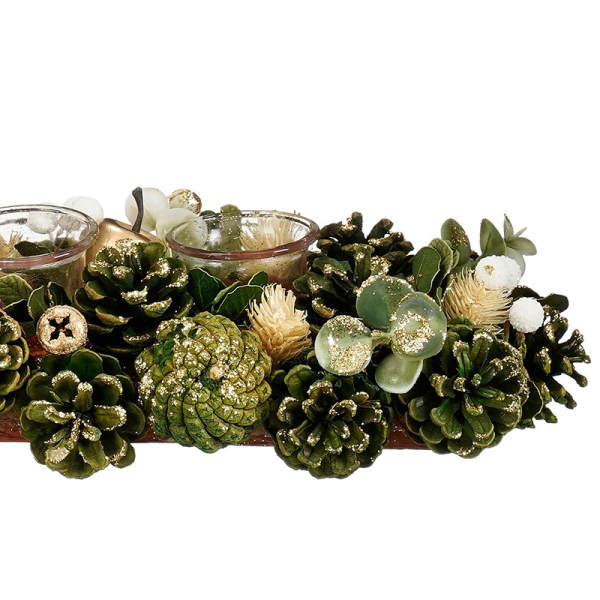 Χριστουγεννιάτικο Κηροπήγιο Για Ρεσώ 4 Θέσεων (54x16.5x10) Edelman Georgie 1180534