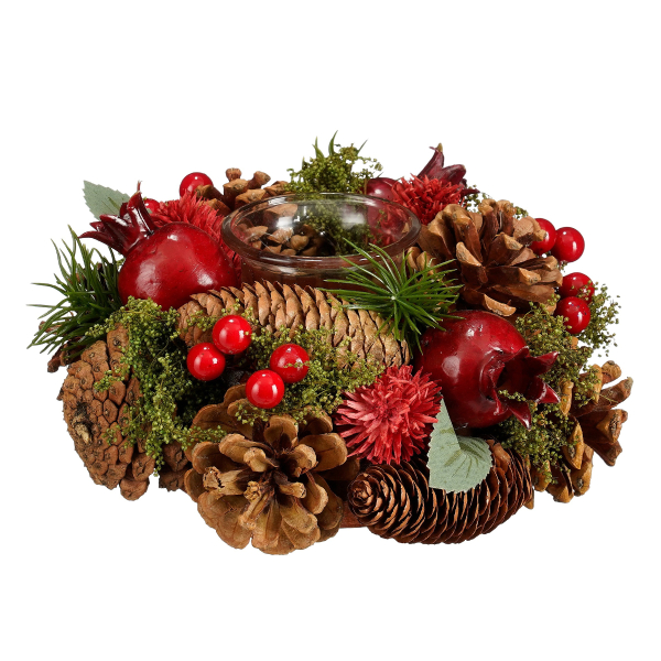 Χριστουγεννιάτικο Κηροπήγιο Για Ρεσώ (Φ19x9) Edelman Landon 1180541