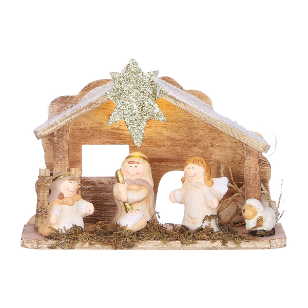 Φάτνη Led Με 4 Φιγούρες (22.5x8x16) Edelman 1180846