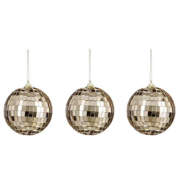 Χριστουγεννιάτικες Μπάλες (Σετ 3τμχ) Edelman 1181484