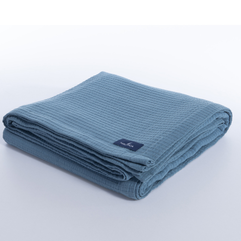 Κουβερτόριο Υπέρδιπλο (230x240) Ματλασέ Nautica Nef-Nef Homeware Nau Navy
