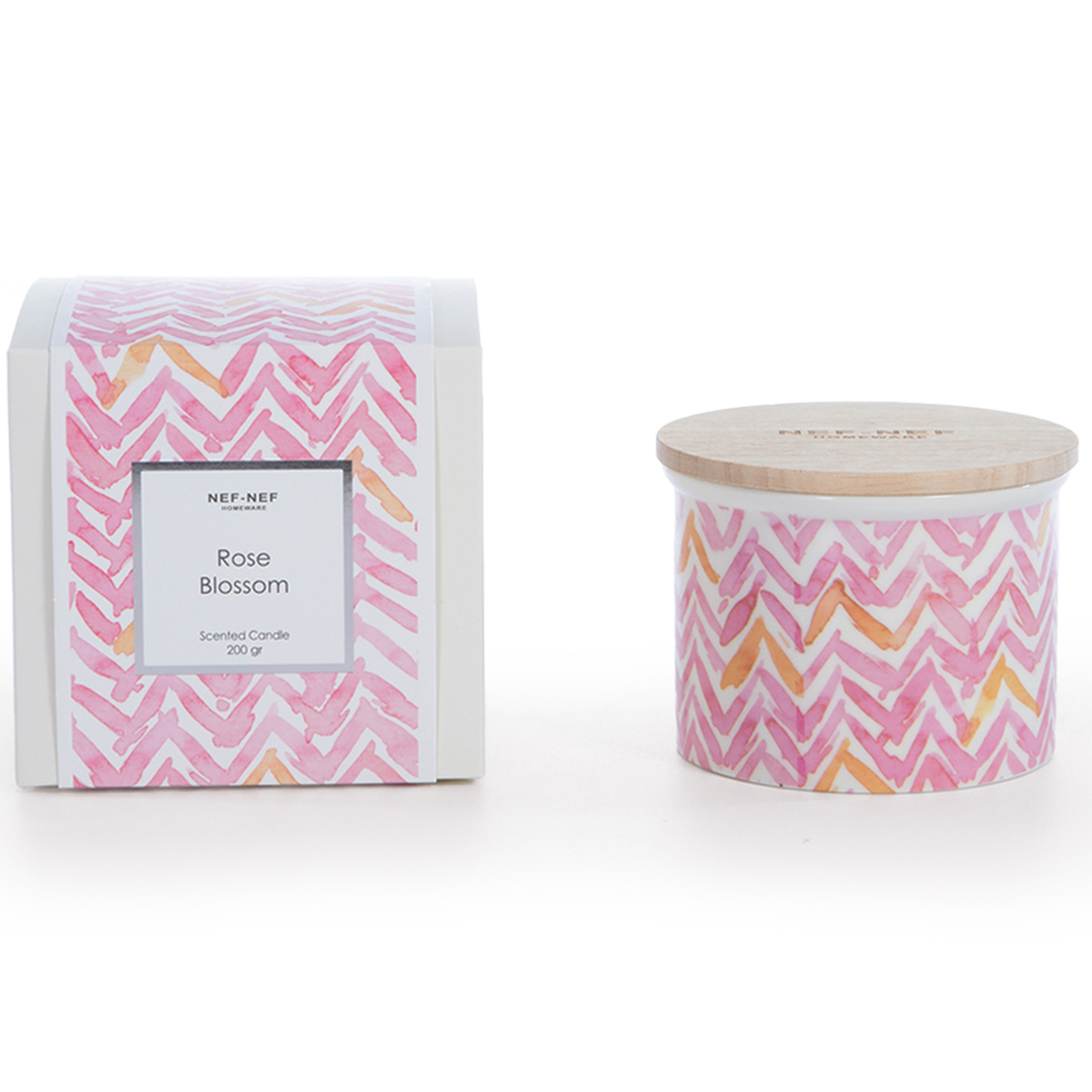 Κερί Αρωματικό 200Gr Nef-Nef Homeware Rose Blossoms Home Διακόσμηση Αρωματικά Χώρου - Diffuser Spitishop