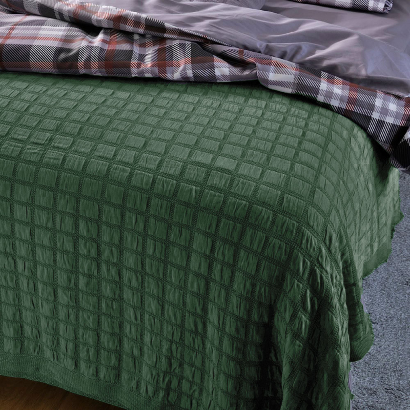 Κουβερτόριο Μονό (170x240) Down Town 1186 Green 33-0200