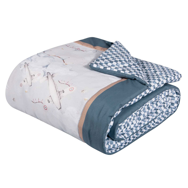 Κουβερλί Κούνιας (110x150) 2 Όψεων Greenwich Polo Club Baby 8852