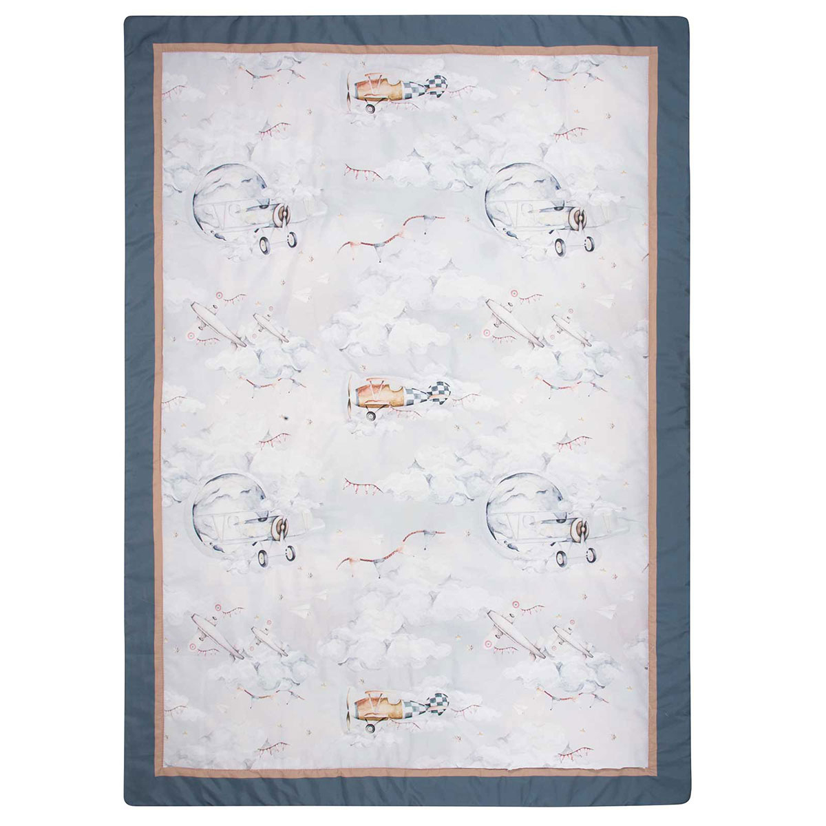 Κουβερλί Κούνιας (110X150) 2 Όψεων Greenwich Polo Club Baby 8852 Home Βρεφικά Προίκα Μωρού Spitishop