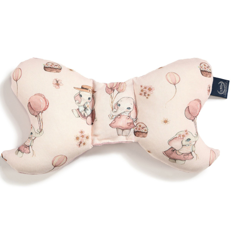 Βρεφικό Μαξιλάρι Στήριξης Angel Wings La Millou Rossie Velvet Smoke Rose