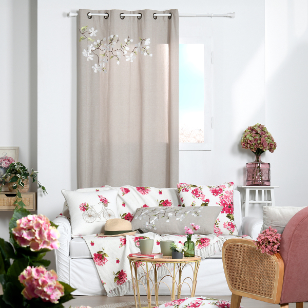 Διακοσμητικό Μαξιλάρι (45x45) S-F Printemps Ecru C1D770001