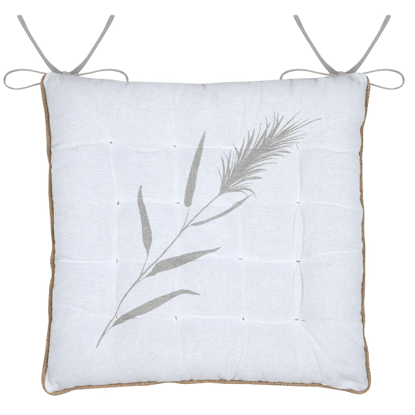 Μαξιλάρι Καρέκλας 2 Όψεων (38x38+4) S-F Pampa Ecru CUD818002GAL