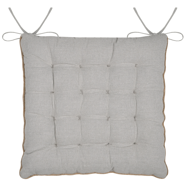 Μαξιλάρι Καρέκλας 2 Όψεων (38x38+4) S-F Pampa Ecru CUD818002GAL