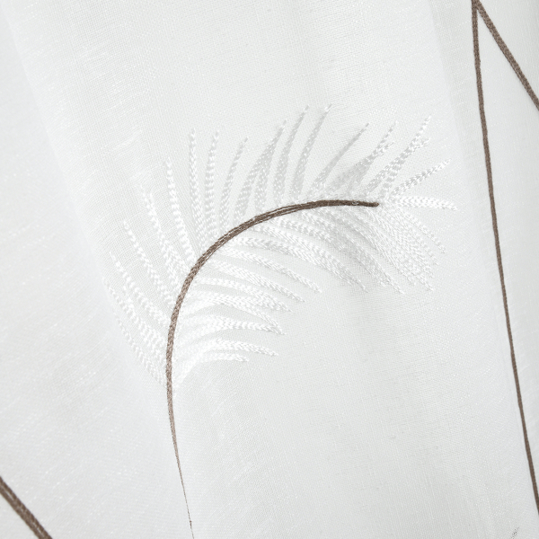 Κουρτίνα (140x260) Με Τρουκς S-F Pampa Blanc R6D818001VL