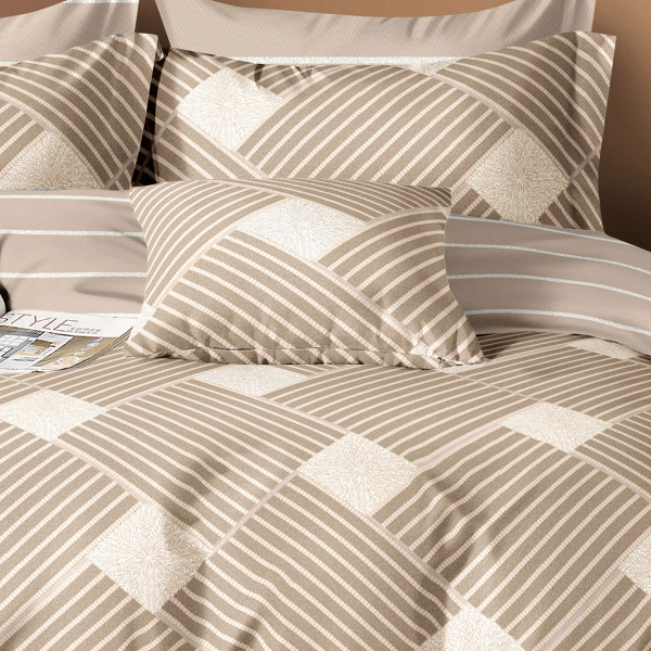 Παπλωματοθήκη Υπέρδιπλη (Σετ 220x240) 2 Όψεων Melinen Prime Line Mabel