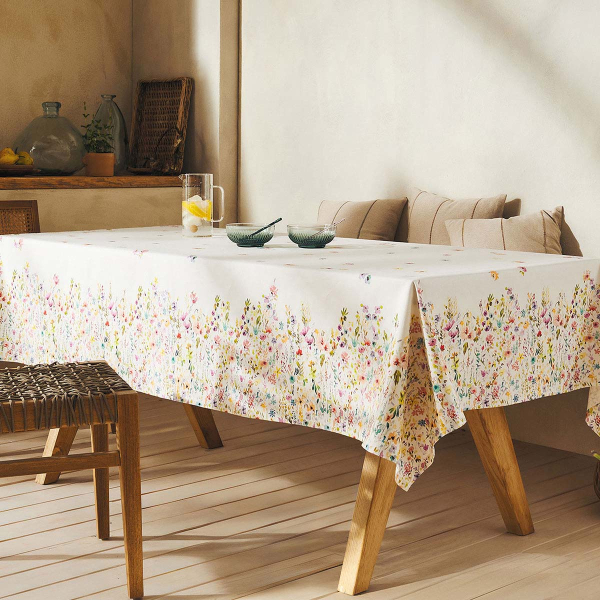 Αλέκιαστο Τραπεζομάντηλο (135x135) Gofis Home Vivienne 315