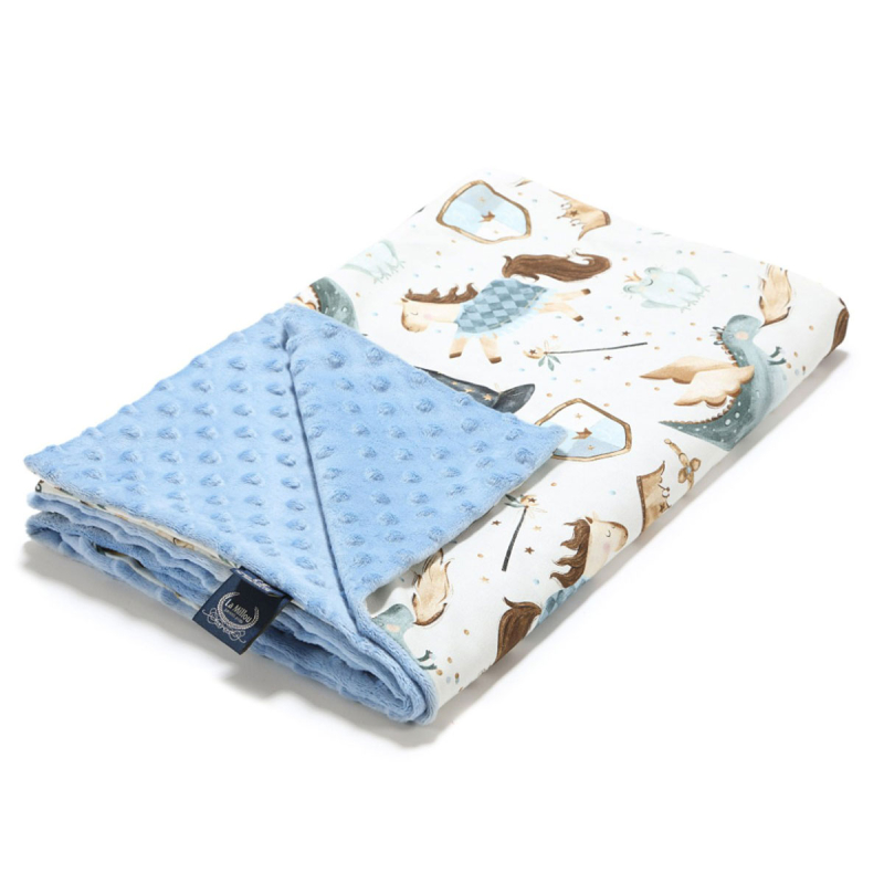 Κουβέρτα Minky Αγκαλιάς (80x100) La Millou Prince Wind Blue