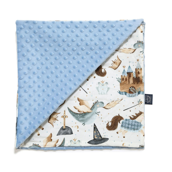 Κουβέρτα Minky Αγκαλιάς (80x100) La Millou Prince Wind Blue