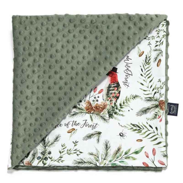 Κουβέρτα Minky Αγκαλιάς (80x100) La Millou Forest