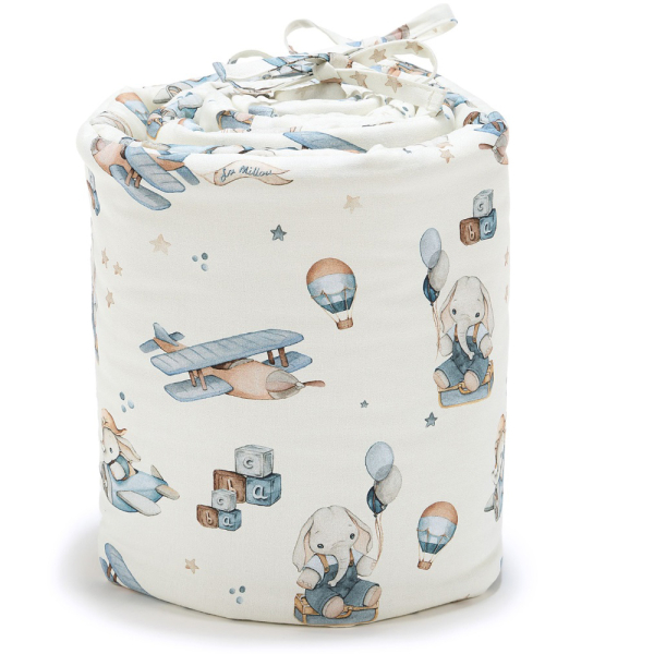 Πάντα Κούνιας (210x25) La Millou Simbo-Wind Blue