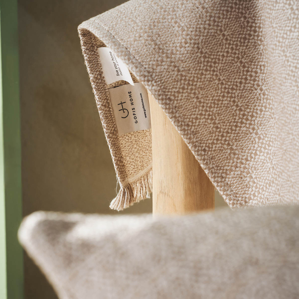 Ριχτάρι Καναπέ Τριθέσιου (180x310) Gofis Home Keira Tree Brown 358/13