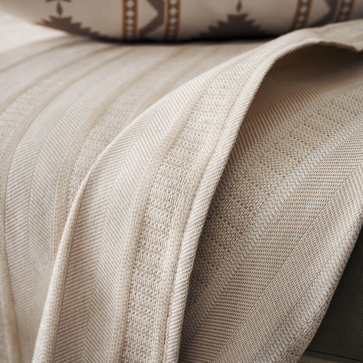 Ριχτάρι Καναπέ Τριθέσιου (180X310) Gofis Home Laurel Hemp Beige 731 04 Λευκά Είδη Σαλονιού Ριχτάρια Spitishop