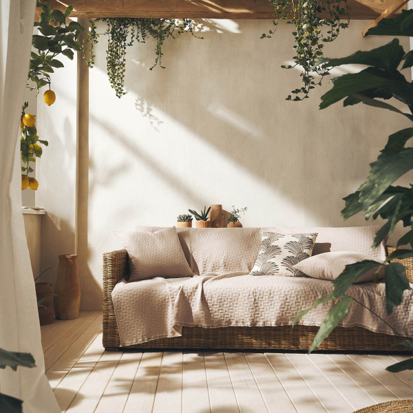 Ριχτάρι Πολυθρόνας (180x180) Gofis Home Eliena Warm Beige 402/06