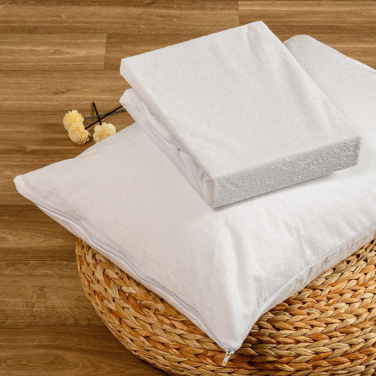 Κάλυμμα Στρώματος King Size (180x200+40) Αδιάβροχο Melinen 60% Polyester -...